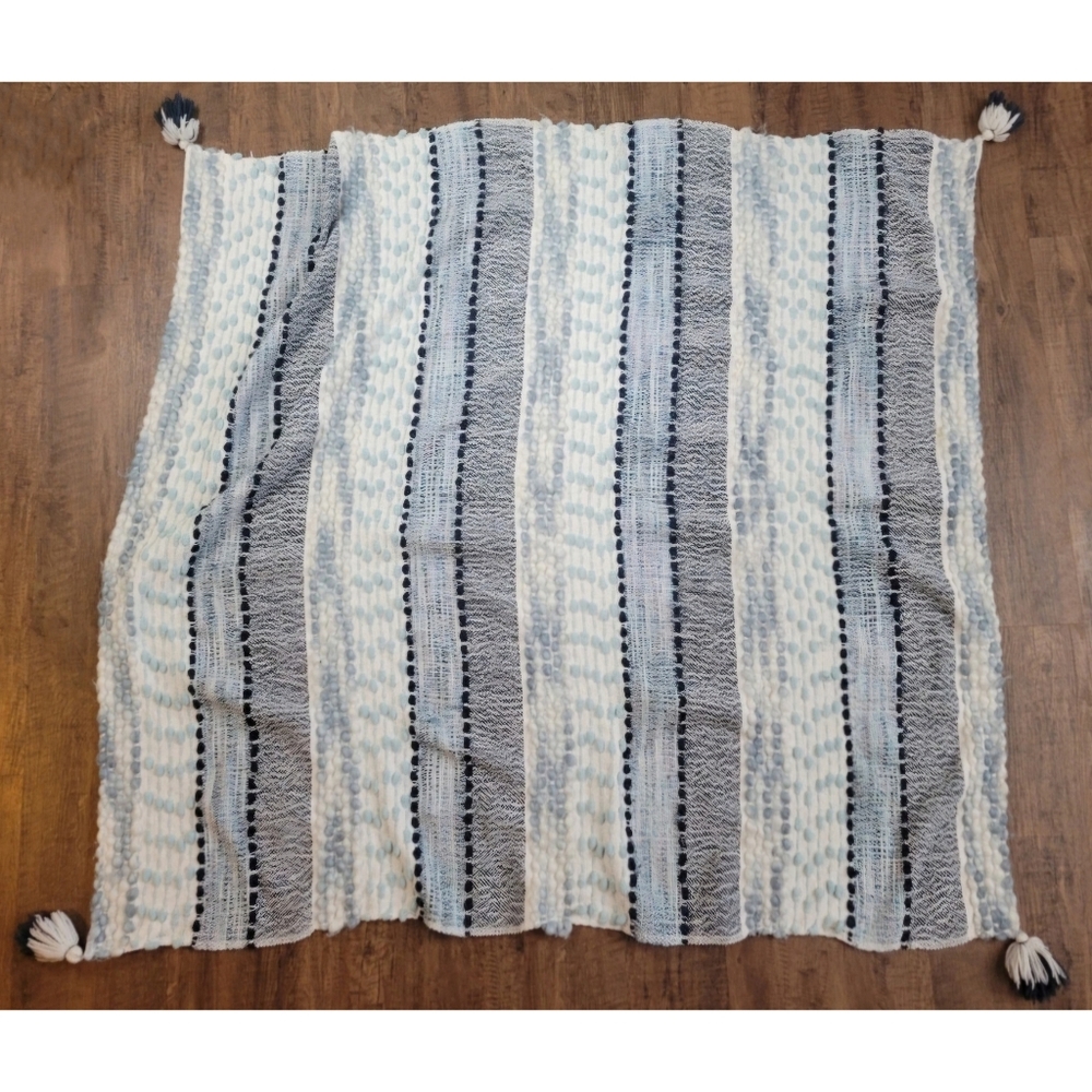 Aphorism woven throw blanket
